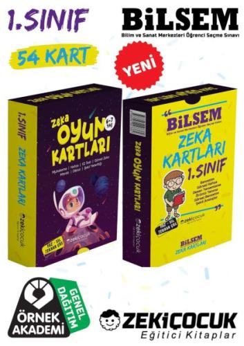 1.Sınıf Bilsem Zeka Kartları Kolektif