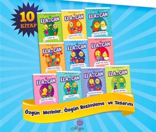 1. Sınıflar için Ela ile Can Serisi (10 Kitap Takım) M.Cengiz Yılmaz