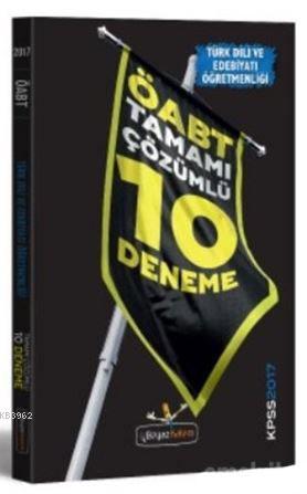 2017 KPSS ÖABT Türk Dil ve Edebiyatı Öğretmenliği Tamamı Çözümlü 10 De