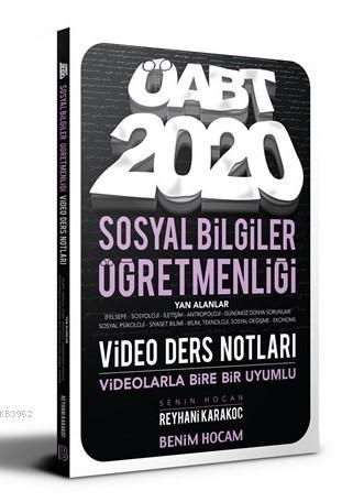 2020 ÖABT Sosyal Bilgiler Öğretmenliği Video Ders Notları Benim Hocam 