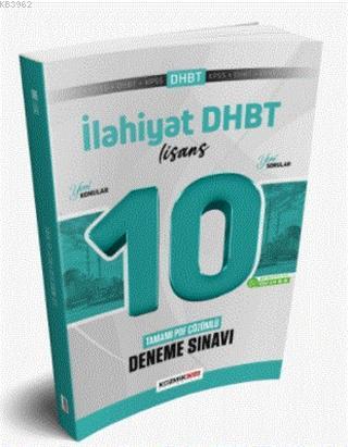 2021 DHBT Lisans Düzeyi Tamamı PDF Çözümlü 10 Deneme Sınavı Kolektif