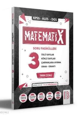 2021 KPSS ALES DGS MatematiX Soru Fasikülleri 3 Olcay Küçükçelik