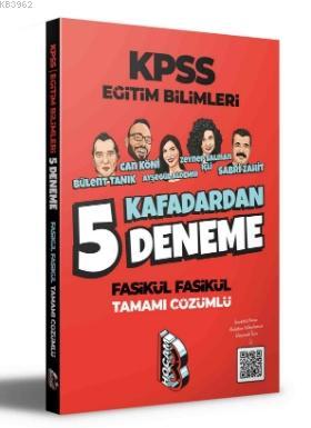 2021 KPSS Eğitim Bilimleri 5 Kafadardan Tamamı Çözümlü 5 Deneme Ayşegü