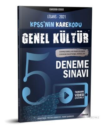 2021 KPSS Lisans Genel Kültür Video Çözümlü 5 Deneme Sınavı Kolektif