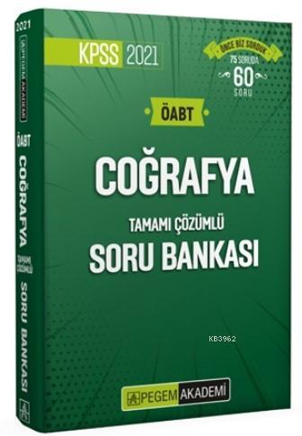 2021 KPSS ÖABT Coğrafya Tamamı Çözümlü Soru Bankası Kolektif