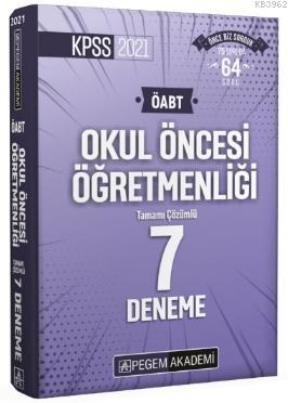 2021 KPSS ÖABT Okul Öncesi Öğretmenliği Tamamı Çözümlü 7 Deneme Kolekt