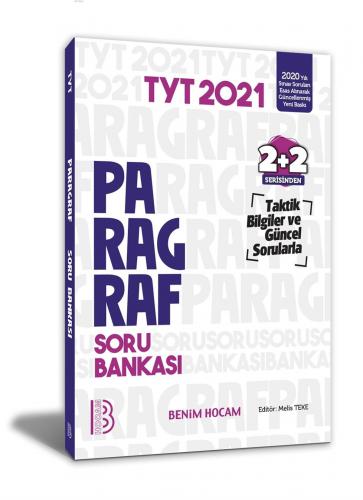 2021 TYT Paragraf Soru Bankası 2+2 Serisinden Benim Hocam Yayınları