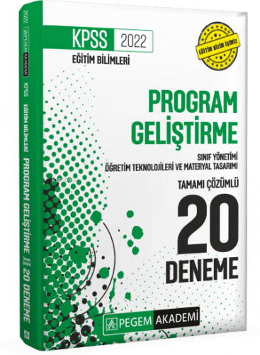 2022 KPSS Eğitim Bilimleri Program Geliştirme, Sınıf Yönetimi, Öğretim