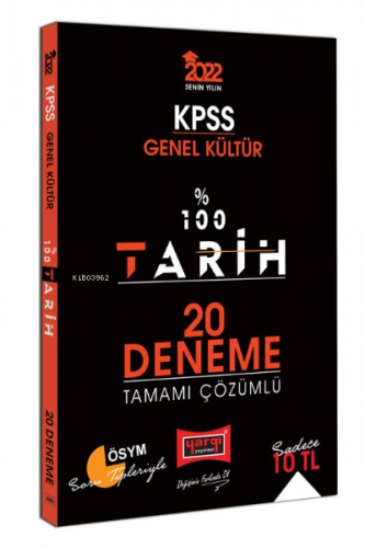 2022 KPSS Genel Kültür %100 Tarih Tamamı Çözümlü 20 Deneme Kolektif