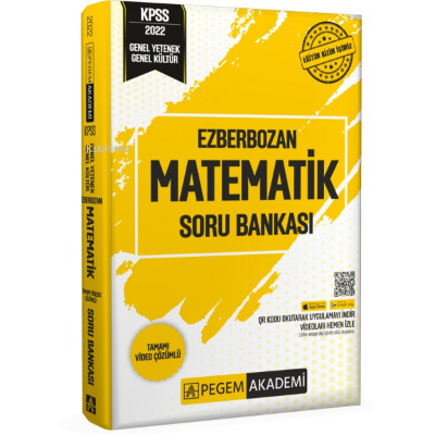 2022 KPSS Genel Yetenek Genel Kültür Ezberbozan Matematik Soru Bankası