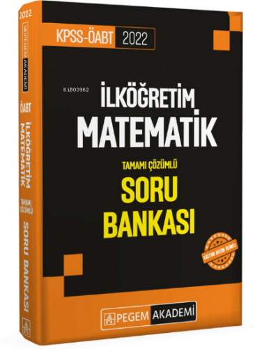 2022 KPSS ÖABT İlköğretim Matematik Soru Bankası Kolektif