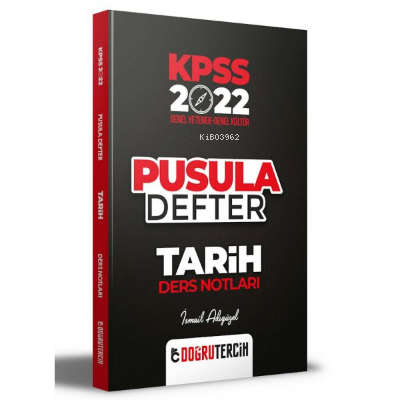 2022 KPSS Tarih Pusula Defter Ders Notları İsmail Adıgüz