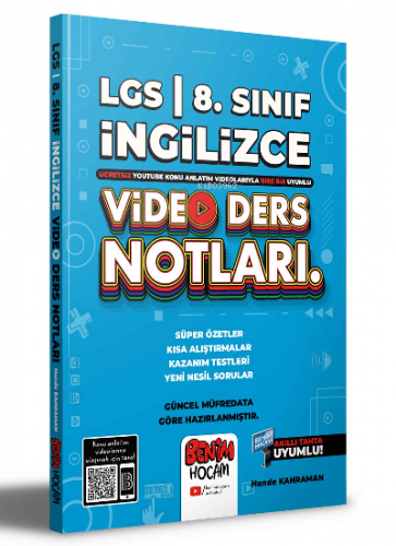 2022 LGS 8.Sınıf İngilizce Video Ders Notları (Konu Anlatımı)