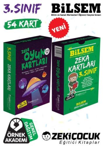 3.Sınıf Bilsem Zeka Kartları Kolektif