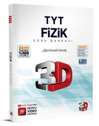 3D 2023 TYT Fizik Tamamı Video Çözümlü Soru Bankası Alper Emrah Gümüş