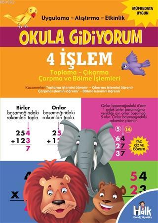 4 İşlem - Okula Gidiyorum Kolektif