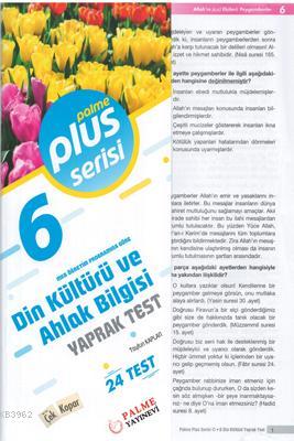 6. Sınıf Plus Serisi Din Kültürü ve Ahlak Bilgisi Yaprak Test