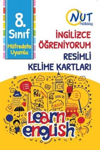 8. Sınıf İngilizce Öğreniyorum Resimli Kelime Kartları Kolektif