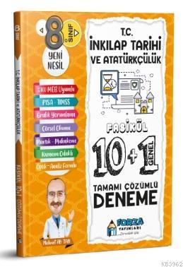 8. Sınıf LGS T.C. İnkılap Tarihi ve Atatürkçülük Tamamı Çözümlü Fasikü