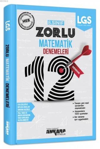 8. Sınıf Matematik 12 Zorlu Deneme Ankara Yayıncılık Ankara Yayıncılık