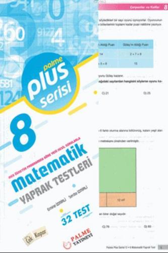 8. Sınıf Plus Serisi Matematik Yaprak Testleri Serdar İzmirli