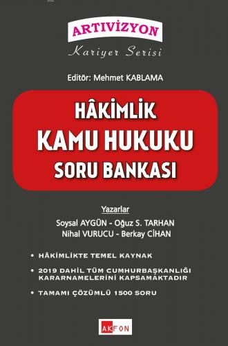 Akfon Hakimlik Soru Bankası Eylül 2019 Artıvizyon Kariyer Kolektif