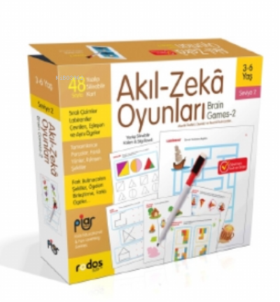 Akıl-Zeka Oyunları / Seviye 2 / 3-6 Yaş