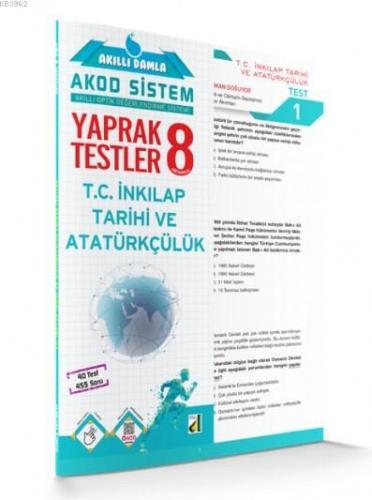 Akıllı Damla T.C. İnkılap Tarihi ve Atatürkçülük Yaprak Testler 8. Sın