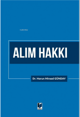 Alım Hakkı Harun Mirsad Günday