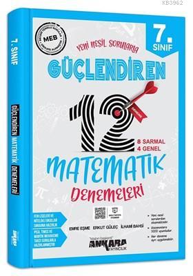 Ankara Yayınları 7. Sınıf Matematik 12 Güçlendiren Deneme Ankara