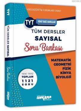 Ankara Yayınları TYT Tüm Dersler Sayısal Soru Bankası Ankara