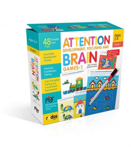 Attention Development, Focusing and Brain Games-1 - Grade-Level 1 - Ag