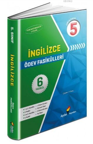 Aydın Yayınları 5. Sınıf İngilizce Ödev Fasikülleri Aydın Çiğdem F. Ge