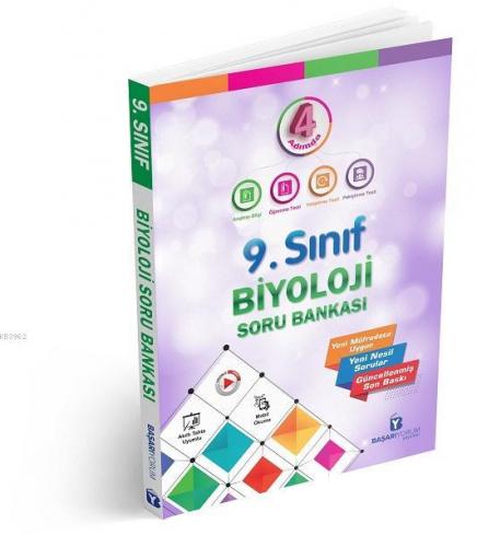 Başarıyorum Yayınları 9. Sınıf 4 Adımda Biyoloji Soru Bankası Başarıyo