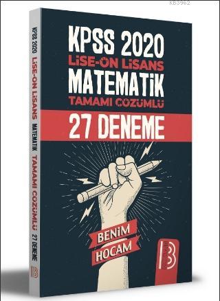 Benim Hocam 2021 KPSS Lise Ön Lisans Matematik Tamamı Çözümlü 27 Denem