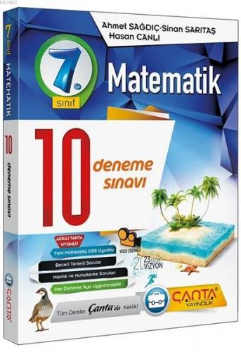 Çanta Yayınları 7. Sınıf Matematik 10 Deneme Sınavı Çanta