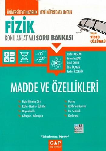 Çap Yayınları Üniversiteye Hazırlık Fizik Madde ve Özellikleri Konu An