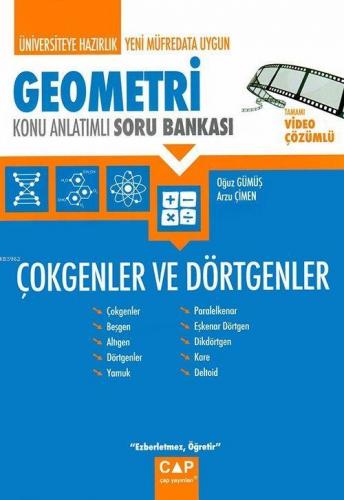 Çap Yayınları Üniversiteye Hazırlık Geometri Çokgenler ve Dörtgenler K