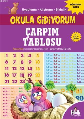 Çarpım Tablosu - Okula Gidiyorum Kolektif