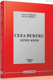 Ceza Hukuku Genel Kısım (Ciltli) Nevzat Toroslu