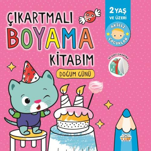 Çıkartmalı Boyama Kitabım Doğum Günü Kolektif