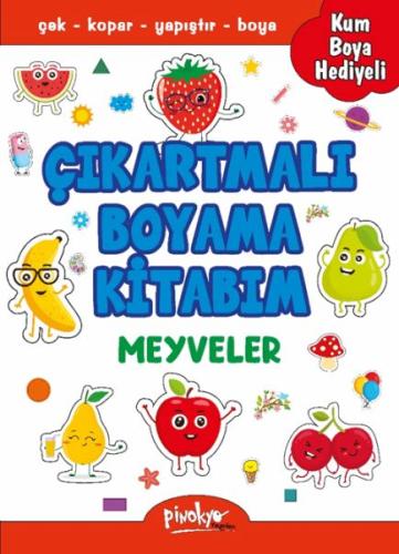 Çıkartmalı Boyama Meyveler Buçe Dayı