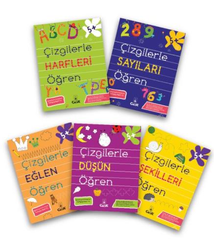 Çizgilerle Şekilleri Öğren Serisi (5 Kitap)