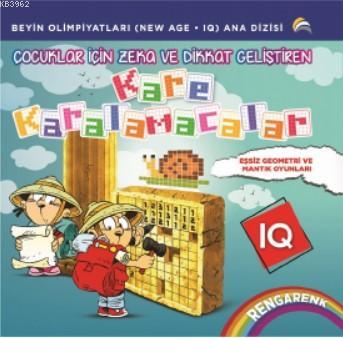 Çocuklar İçin Zeka ve Dikkat Geliştiren Kare Karalamacalar Bahar Çelik