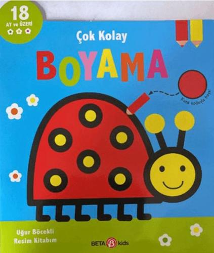 Çok Kolay Boyama Uğur Böcekli Resim Kitabım Kolektif