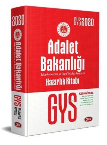 Data Yayınları 2020 GYS Adalet Bakanlığı Bakanlık Merkez ve Taşra Teşk