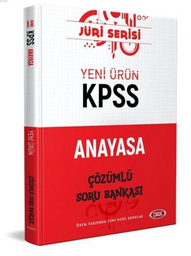 Data Yayınları 2020 KPSS Anayasa Jüri Serisi Soru Bankası Kolektif