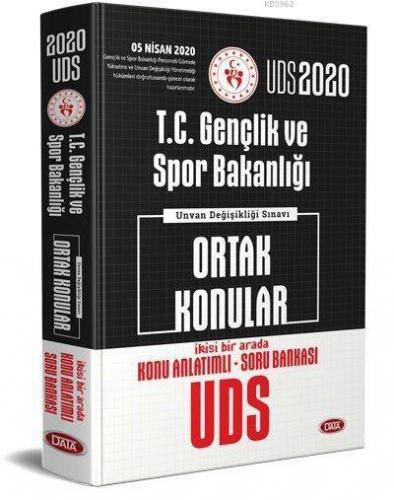 Data Yayınları 2020 UDS T.C. Gençlik ve Spor Bakanlığı Ortak Konular K