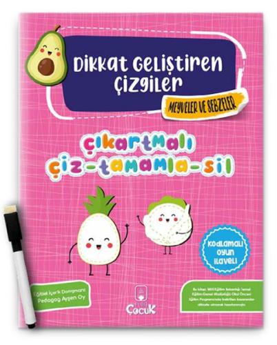 Dikkat Geliştiren Çizgiler – Meyveler ve Sebzeler