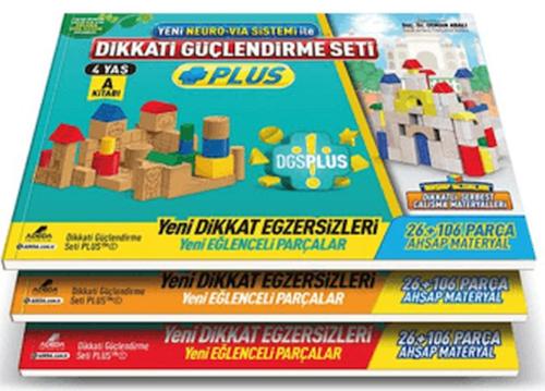 Dikkati Güçlendirme Seti Plus 4 Yaş Kitap Doç. Dr. Osman Abalı